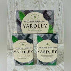 Yardley of London Charcoal Bar Soap Set of 3